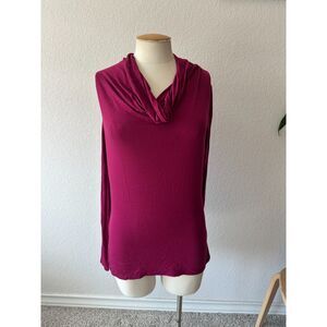 Trina Turk Women's Long Sleeve Cowl neck Top